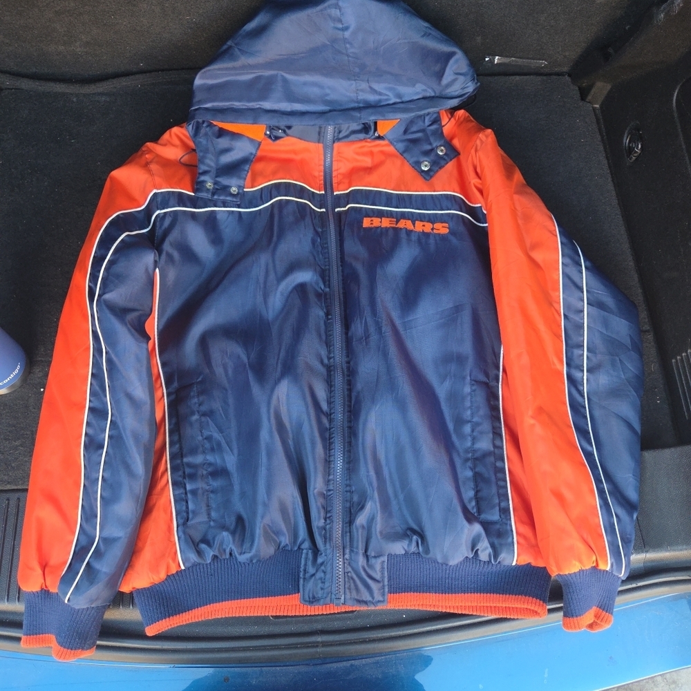 NFL Bears Blue and Orange Jacket